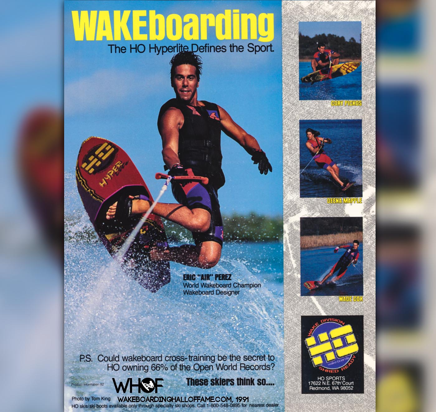 Eric Perez 1st Hyperlite Wakeboarding Ad Tom King