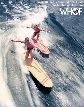 Gary Warren & Joker Osborn wakesurfing at Cypress Gardens -History of wake surfing