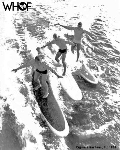 Gary Warren Sandy Reynold DIck Scotter 3 guys wakesurfing